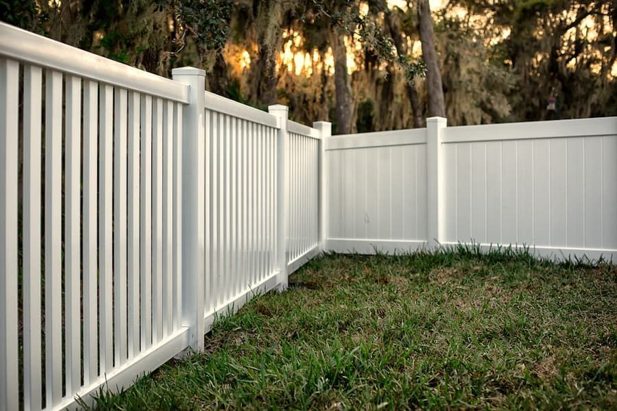 White Vinyl Solid Fence - Balustrade in Port Stephens, NSW