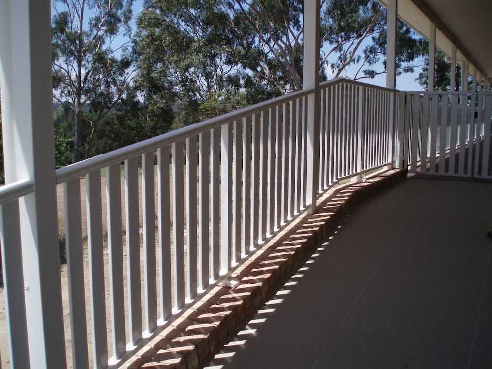 White Balustrade -  Aluminium Balustrade in Newcastle, NSW