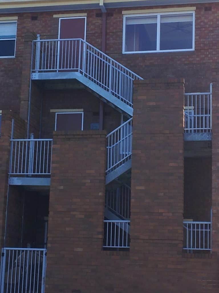 Apartment Staircase With Metal Railing - Balustrade in Lake Macquarie, NSW