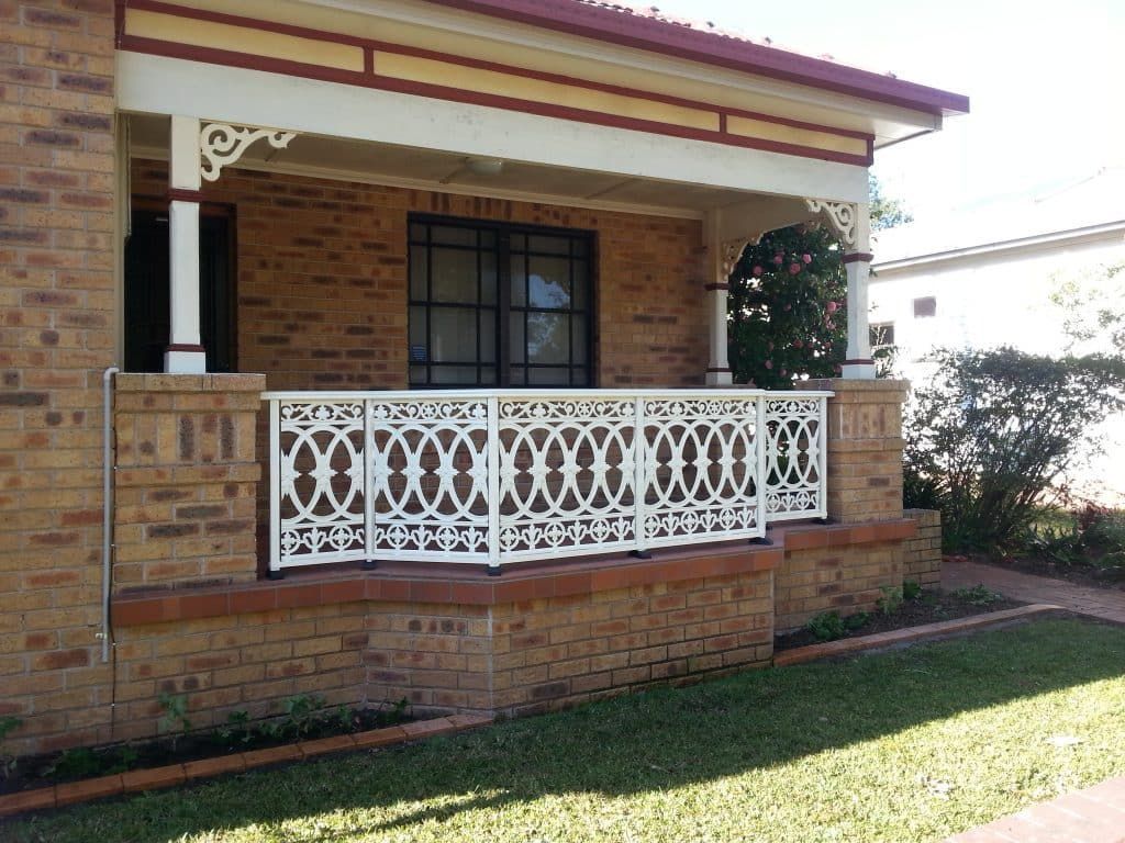 A House With A White Railing On The Front Porch - Balustrade in Port Stephens, NSW