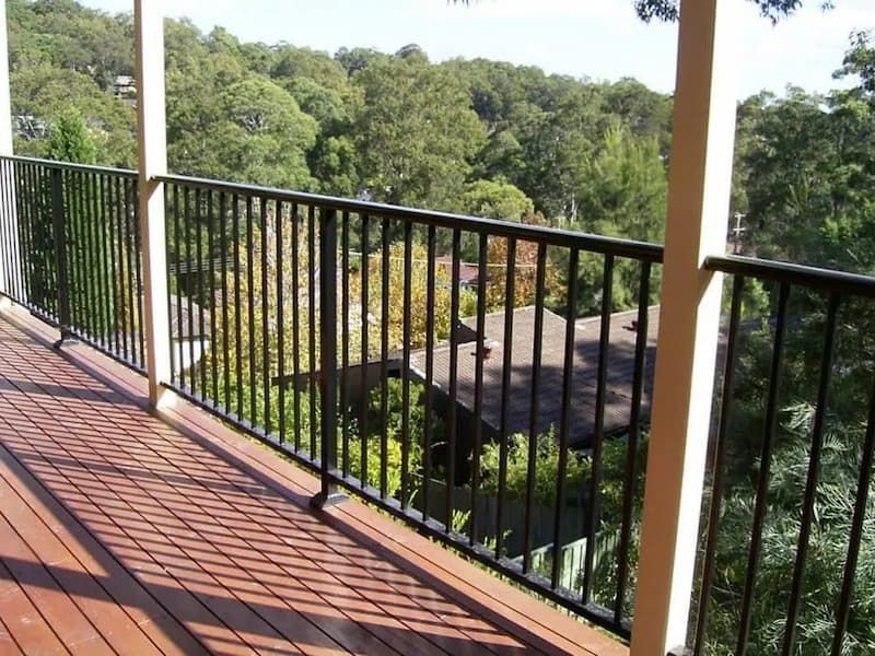 Close Up Of An Aluminium Balustrade - Aluminium Manufacturer in Newcastle, NSW
