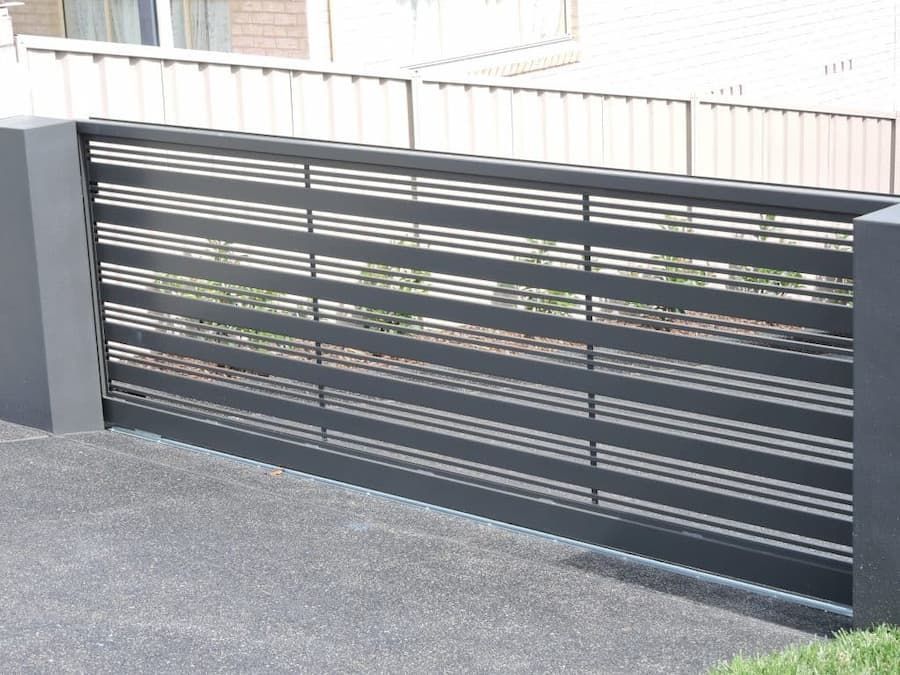 Grey Metal Fence -   Aluminium Manufacturer in Newcastle, NSW