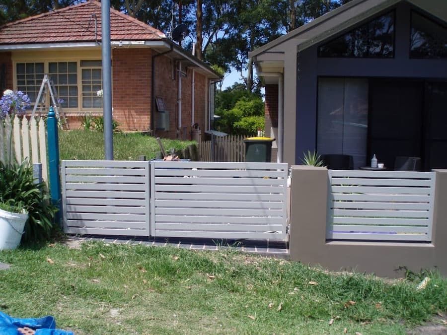 Wooden White Fence - Balustrade in Newcastle, NSW