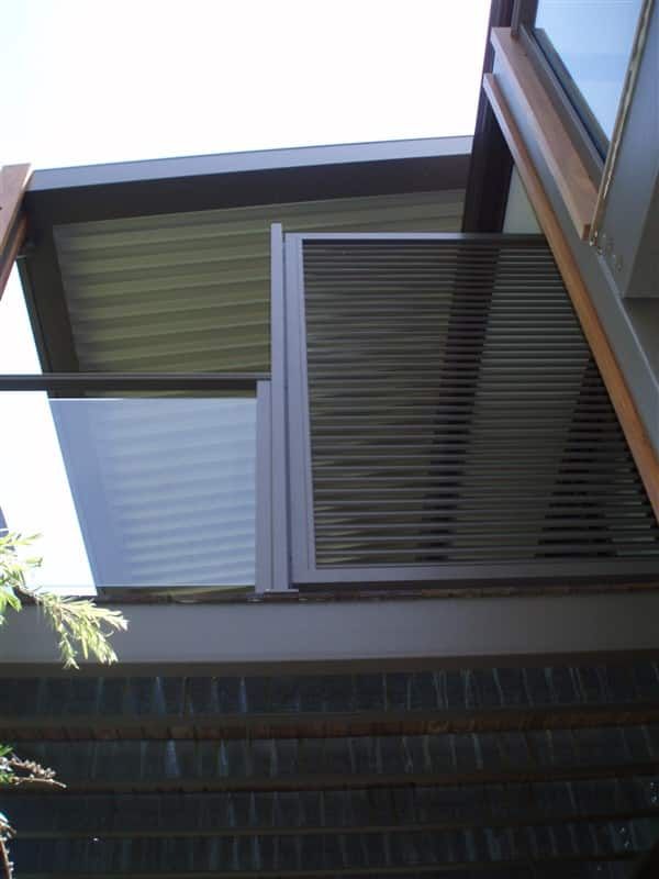 Horizontal Louvre Privacy Screen - Balustrade in Newcastle, NSW