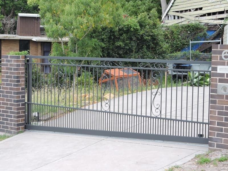 Metal Sliding Gate - Aluminium Gates in Newcastle, NSW
