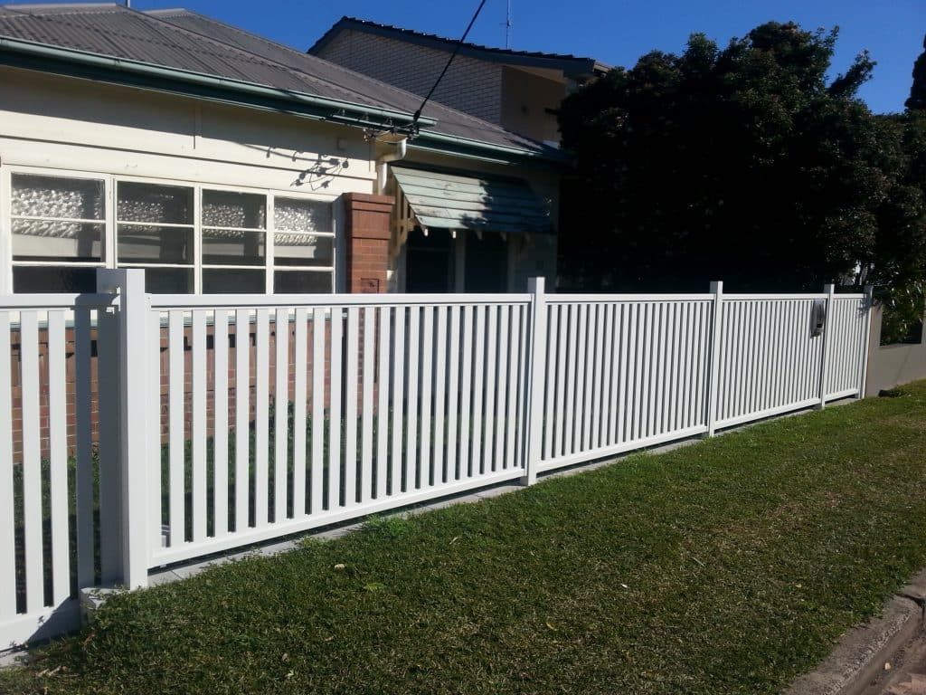 White Modern Fence - Balustrade in Lake Macquarie, NSW