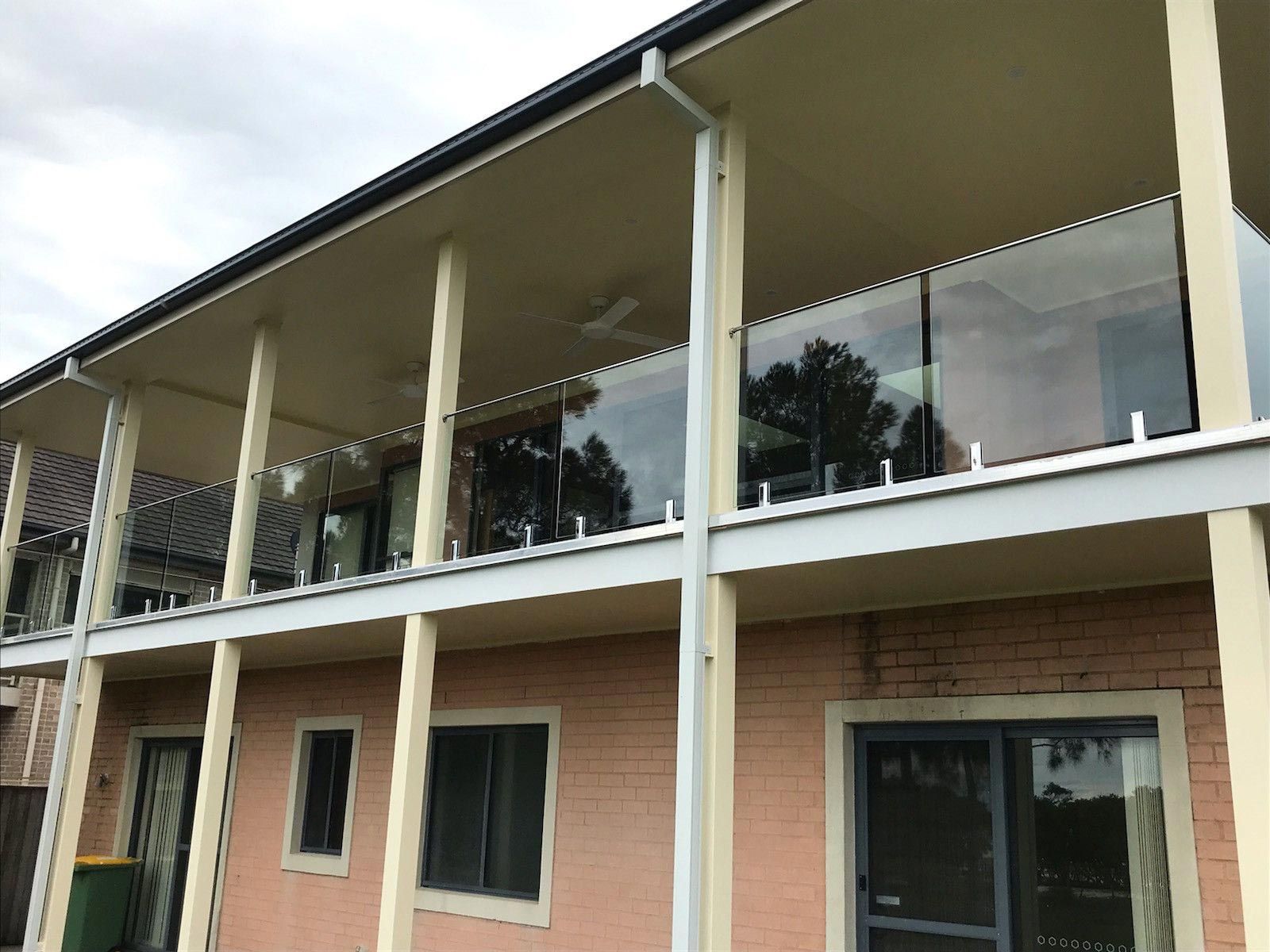 A Building With Frameless Balustrades