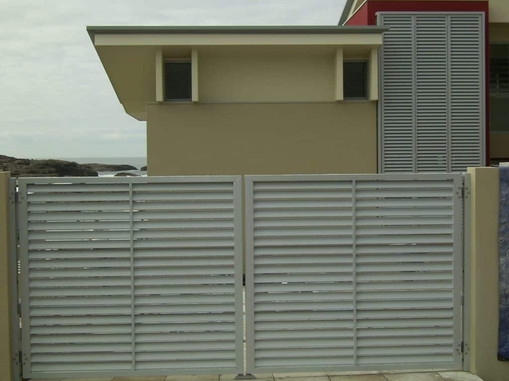 Metal Gate - Slatted Balustrade in Newcastle, NSW