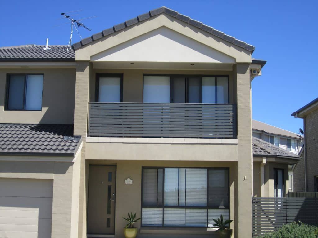 Modern House - Slatted Balustrade in Newcastle, NSW