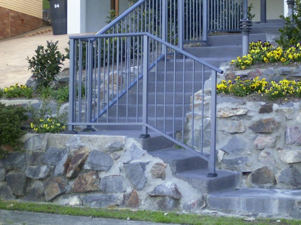 Metal Stair Railing On The Side Of A House - Balustrade in Lake Macquarie, NSW