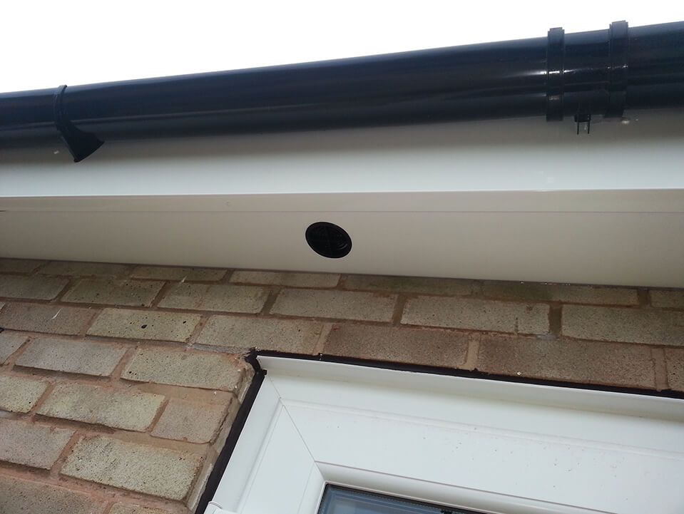 Black Disc Vents, Full Replacement Upvc Fascias, Soffits And Fascias Full Replacement