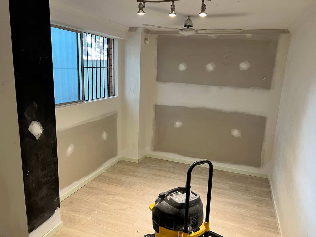 There is a Vacuum Cleaner in the Middle of the Room — Poljak Plasterers in Rosslea, QLD