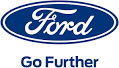Ford logo for EV car charger installation services in Muskegon, Kent, and Ottawa counties.
