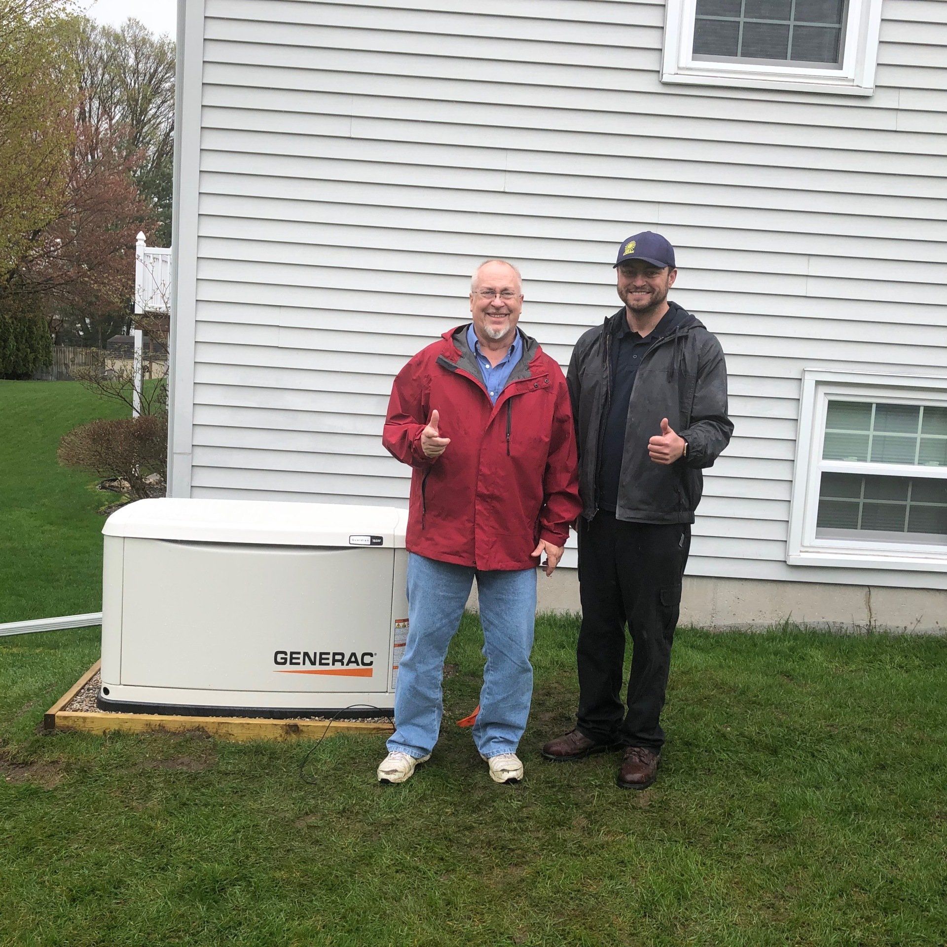 Generac generator installed to provide reliable backup power, with options explained for Muskegon, Kent, and Ottawa counties.