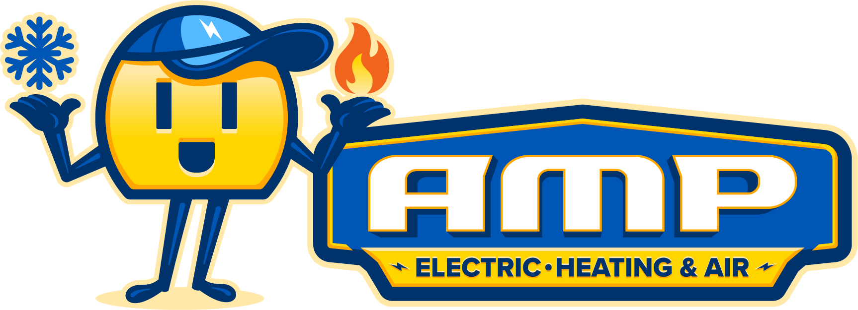 Amp Electric service van representing trusted electrical services in Muskegon, Kent, and Ottawa counties.