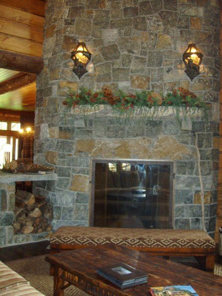 Custom Fireplace Design, Adirondack Mountains 3