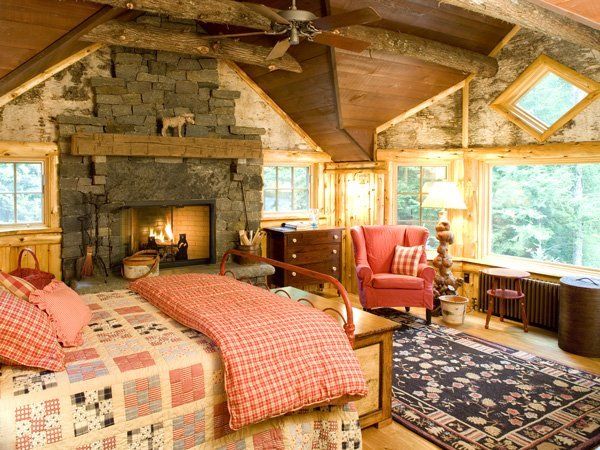 Custom Fireplace Design, Adirondack Mountains 23