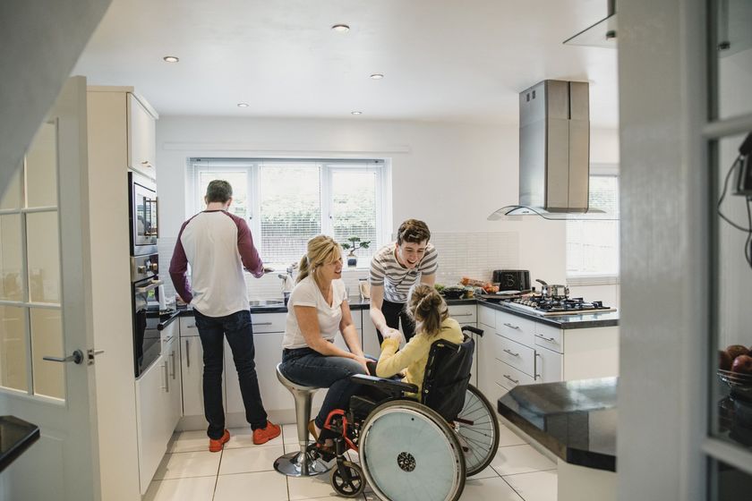 Family On The Kitchen - Detroit, MI - Fair Housing Center of Metropolitan Detroit
