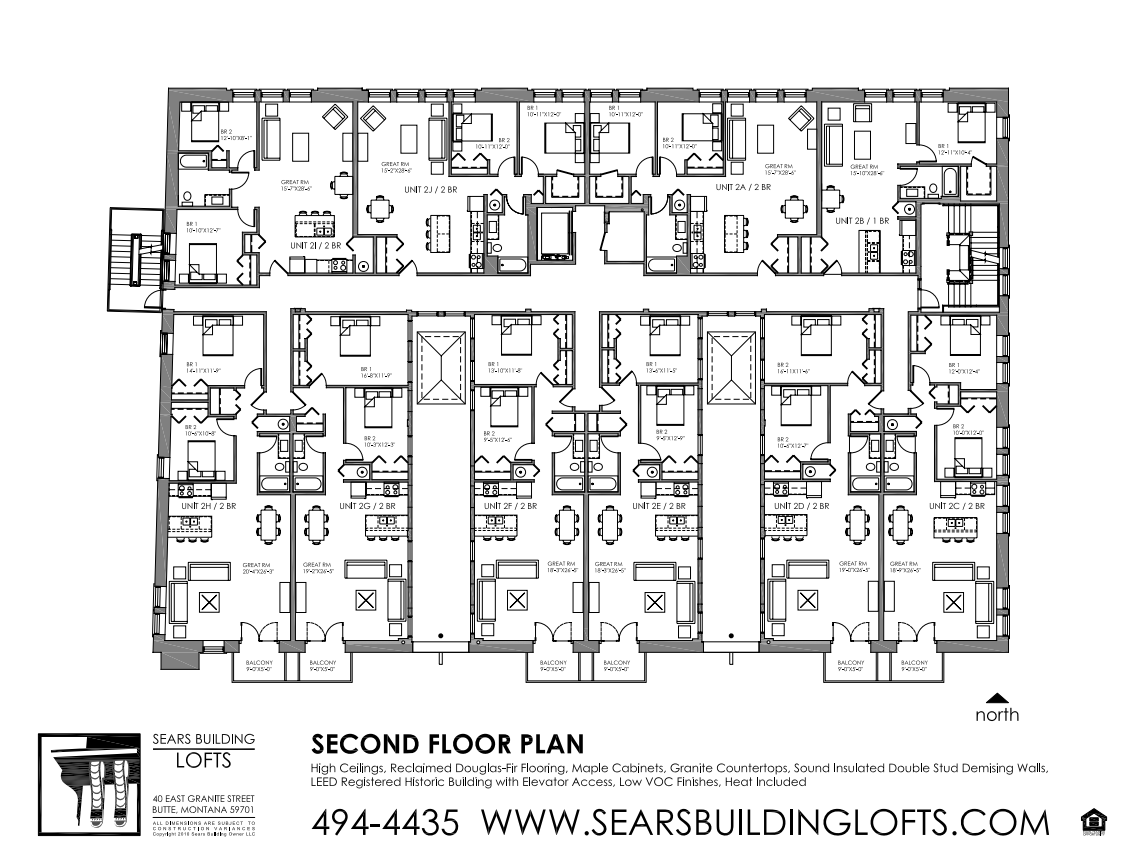 Sears Building Second Floor Plan