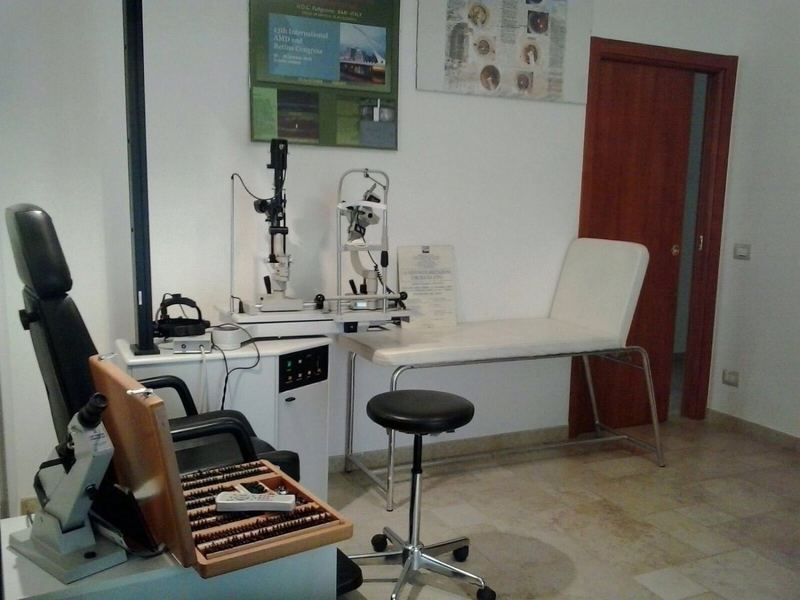ambulatorio per test oculistici