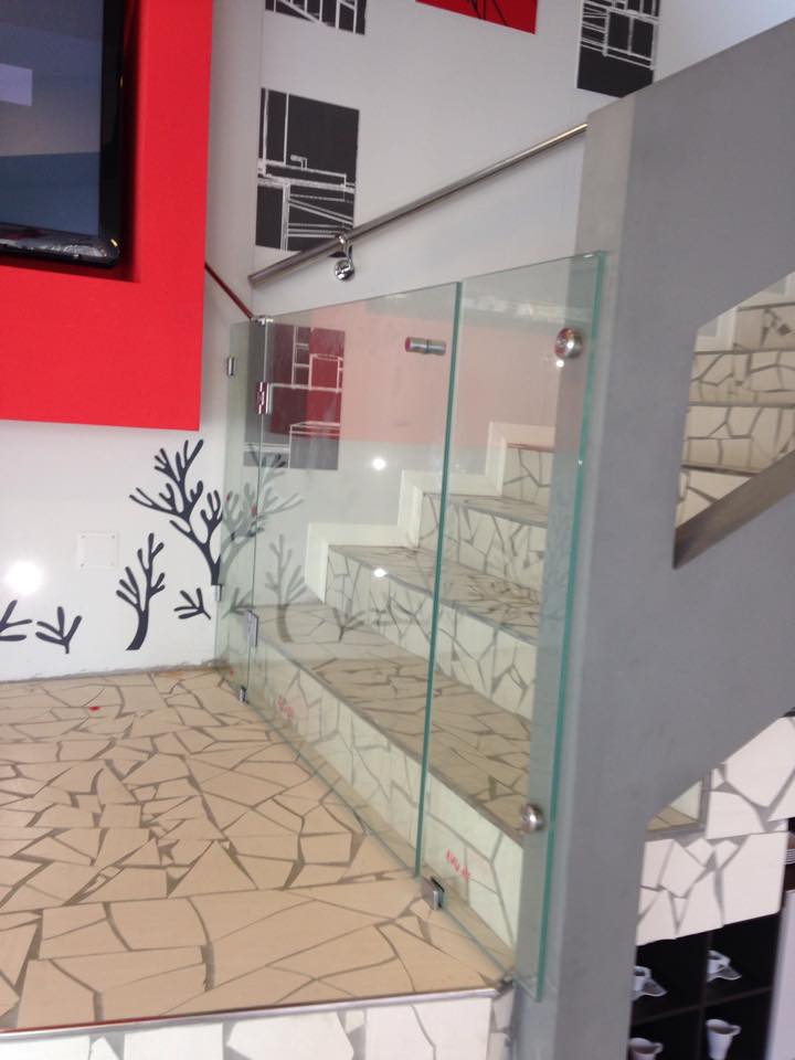 parapetto per scale interne