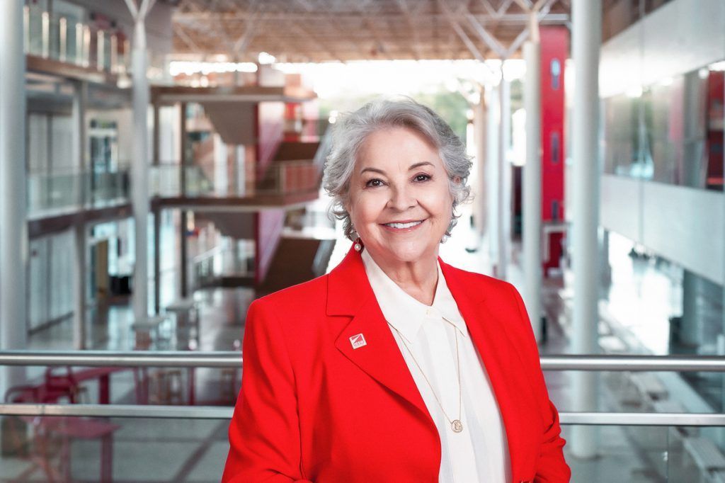 Eda Machado, fundadora do IESB. Foto de Kazuo Okubo.