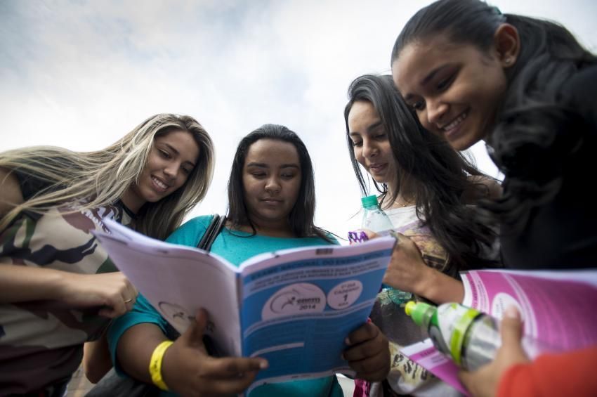 O Enem é a principal porta de entrada ao ensino superior barsileiro. Crédito: Divulgação.