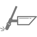 icona taglio a cannello e al plasma