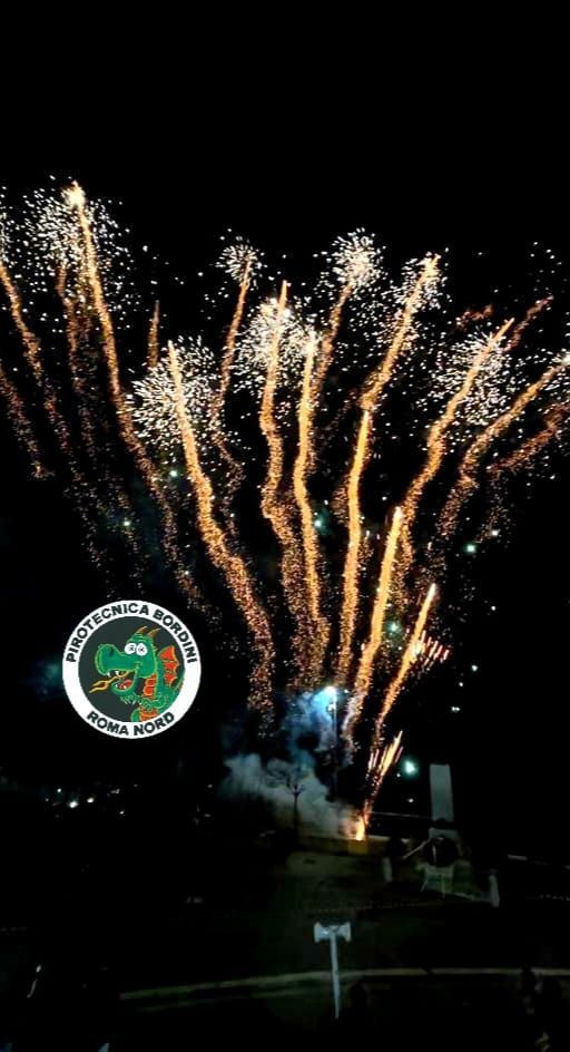 spettacolo pirotecnico a Roma
