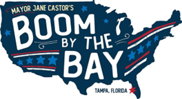 A logo for mayor jane castor 's boom by the bay