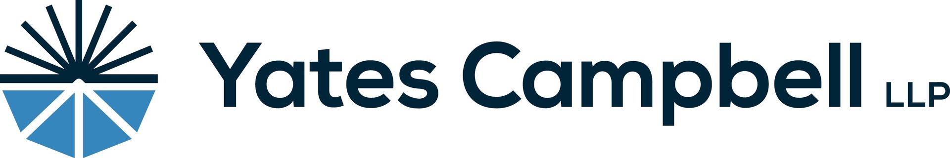 A logo for yates campbell llp is shown on a white background.