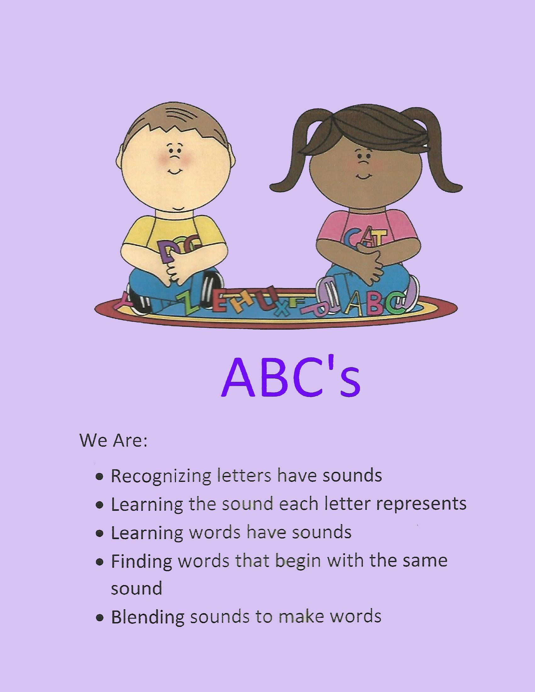ABC's - Preschool Curriculum