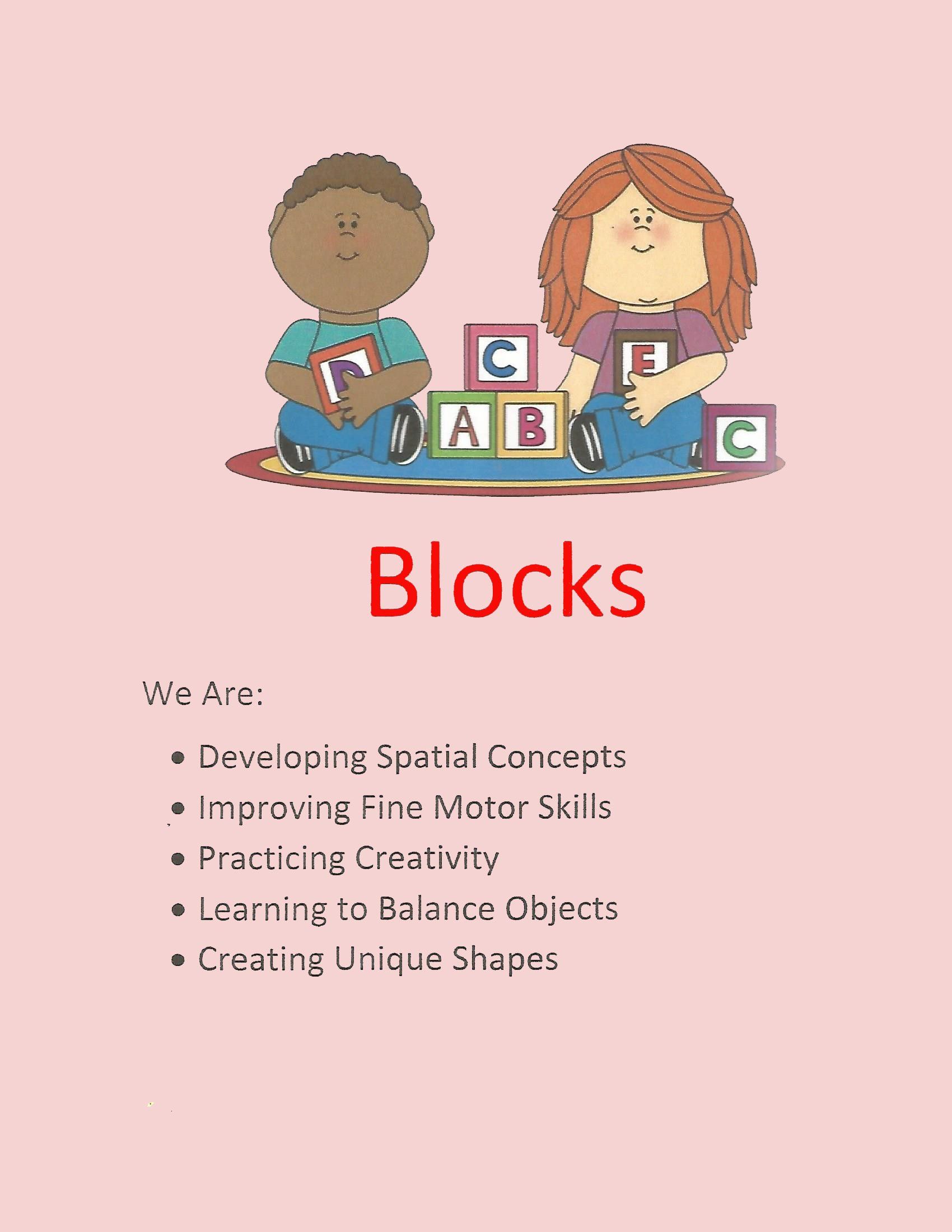 Blocks - Preschool Curriculum