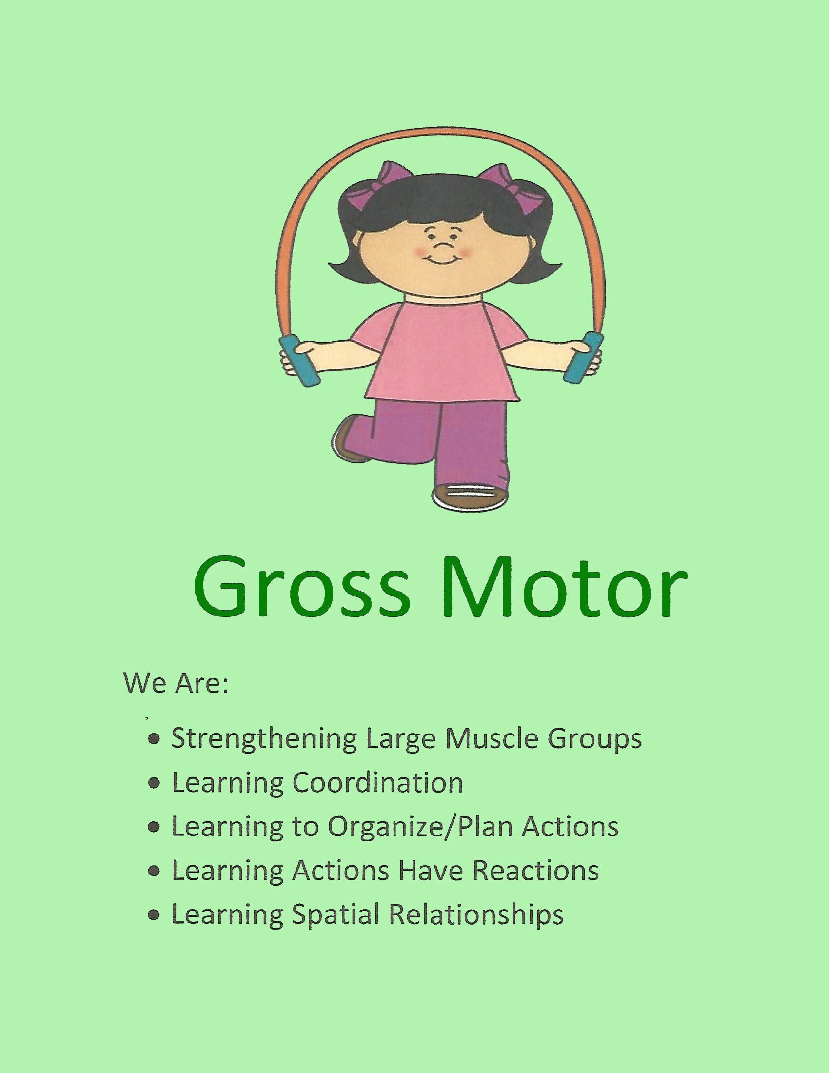 Gross Motor - Preschool Curriculum