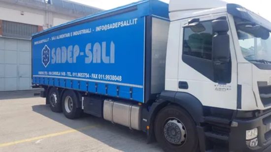 Truck for salt transportation