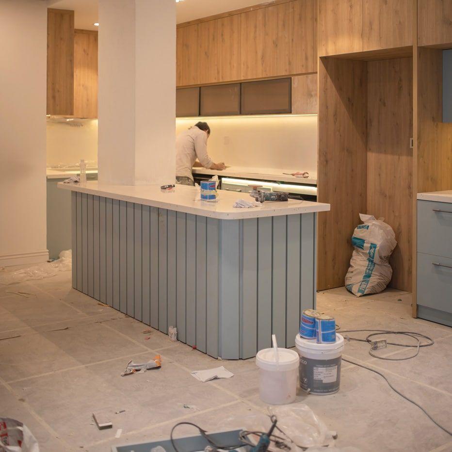 Kitchen Under Construction — Expert Plumbing & Solar Services Bathurst in Kelso, NSW