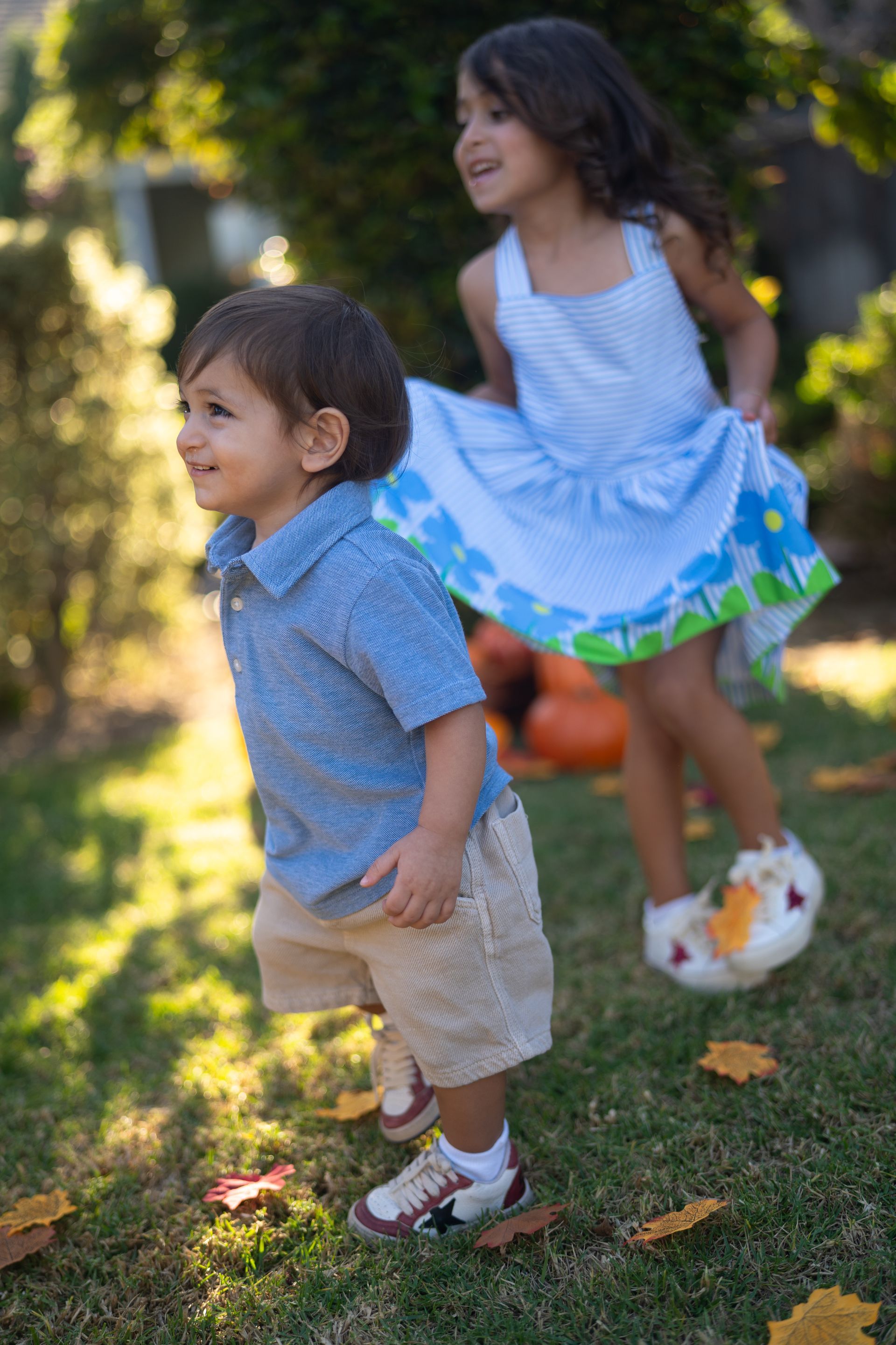 Little Kids Portrait, Seasonal Photography, Mini Sessions in Garden Oasis by Jelena's Photo.