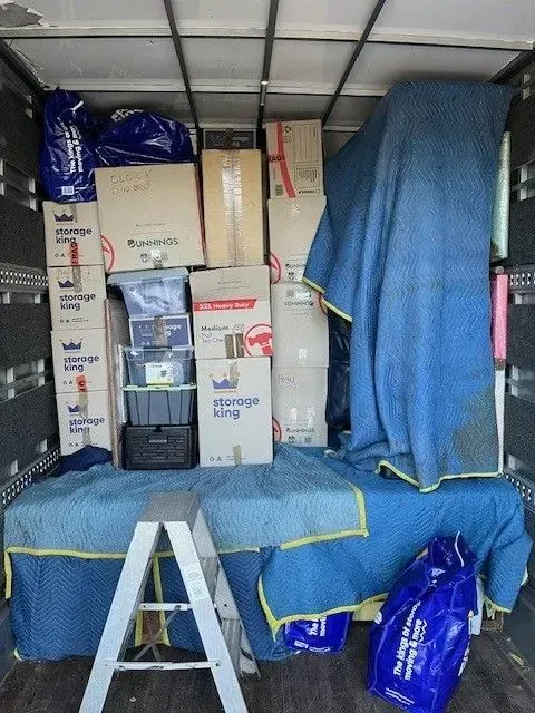 Removalists Lismore To Sydney Truck Packed With Secured Furniture And Moving Boxes For Safe Transport