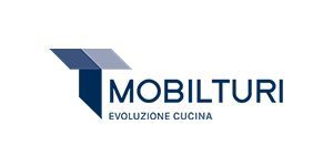 Su sfondo bianco è raffigurato il logo di mobilituri evolutione cucina.