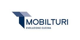 Su sfondo bianco è raffigurato il logo di mobilituri evolutione cucina.