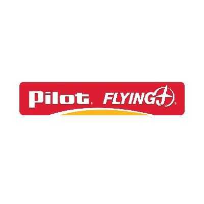 A pilot flying logo on a white background.