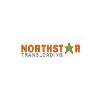 A logo for northstar transloading on a white background.