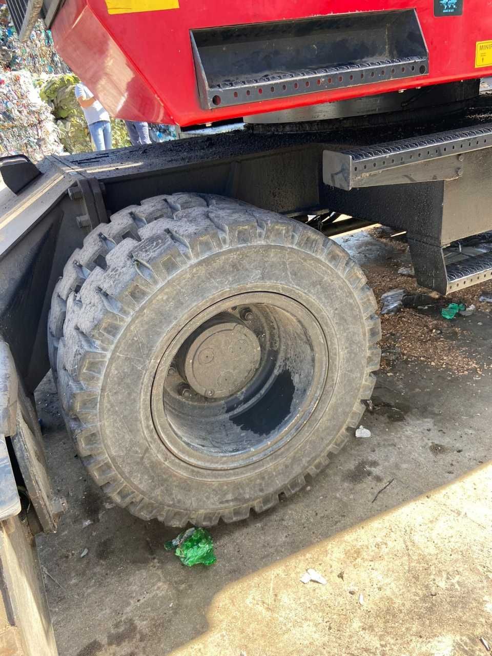 dettaglio di una macchina movimento terra