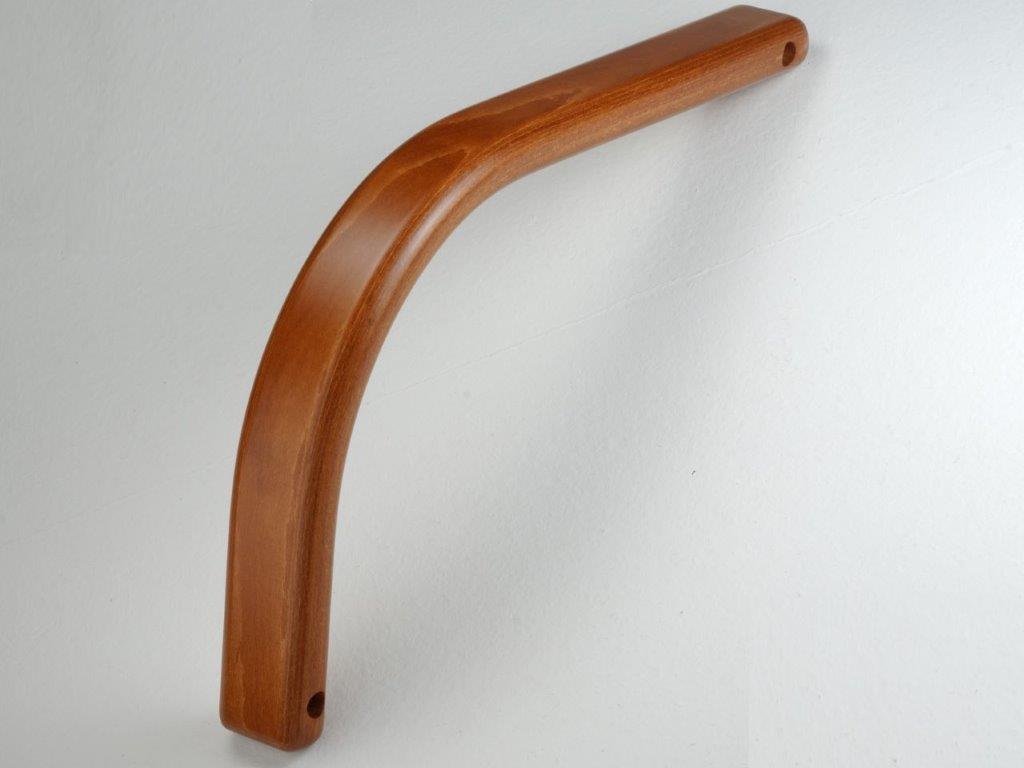 Wooden open armrest for office chair