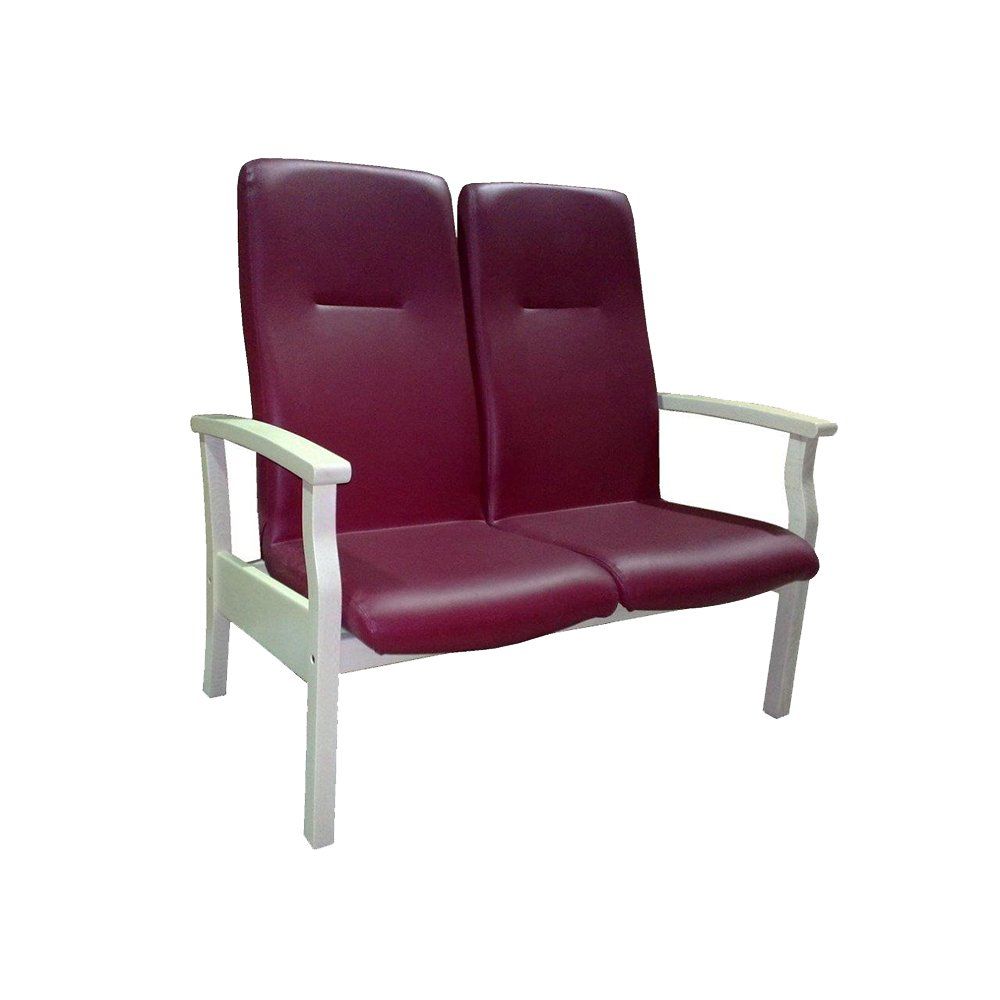 Two-seater high-back sofa