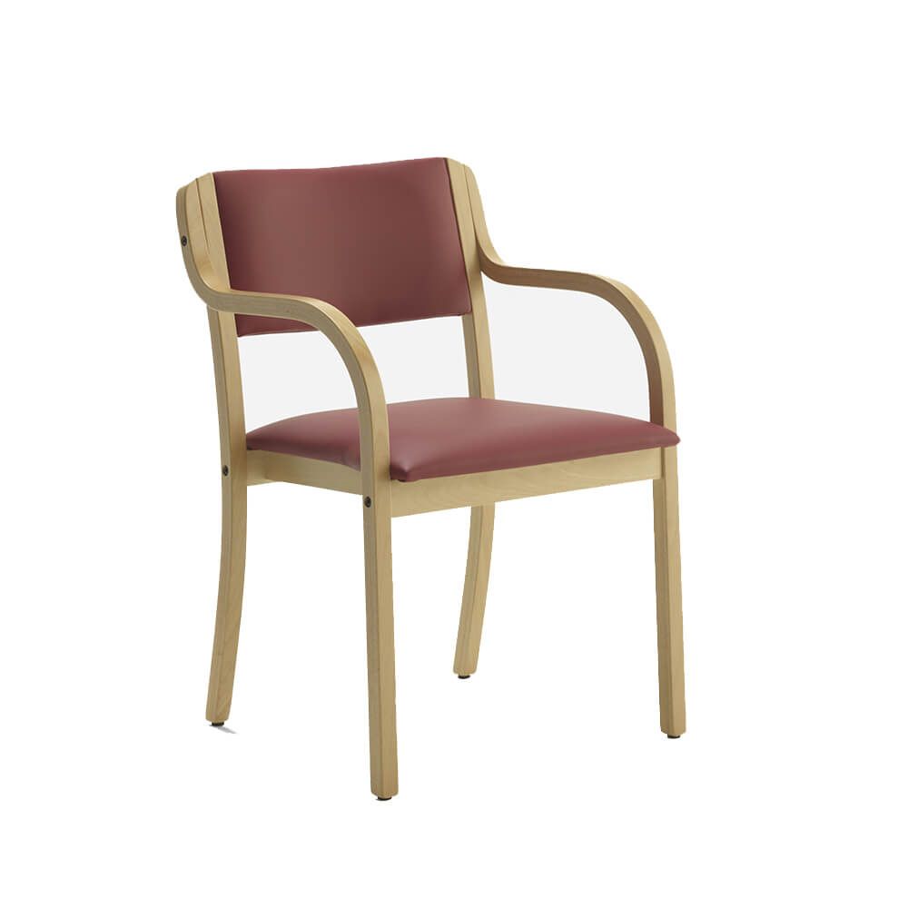 Seniors chair with armrests and seat