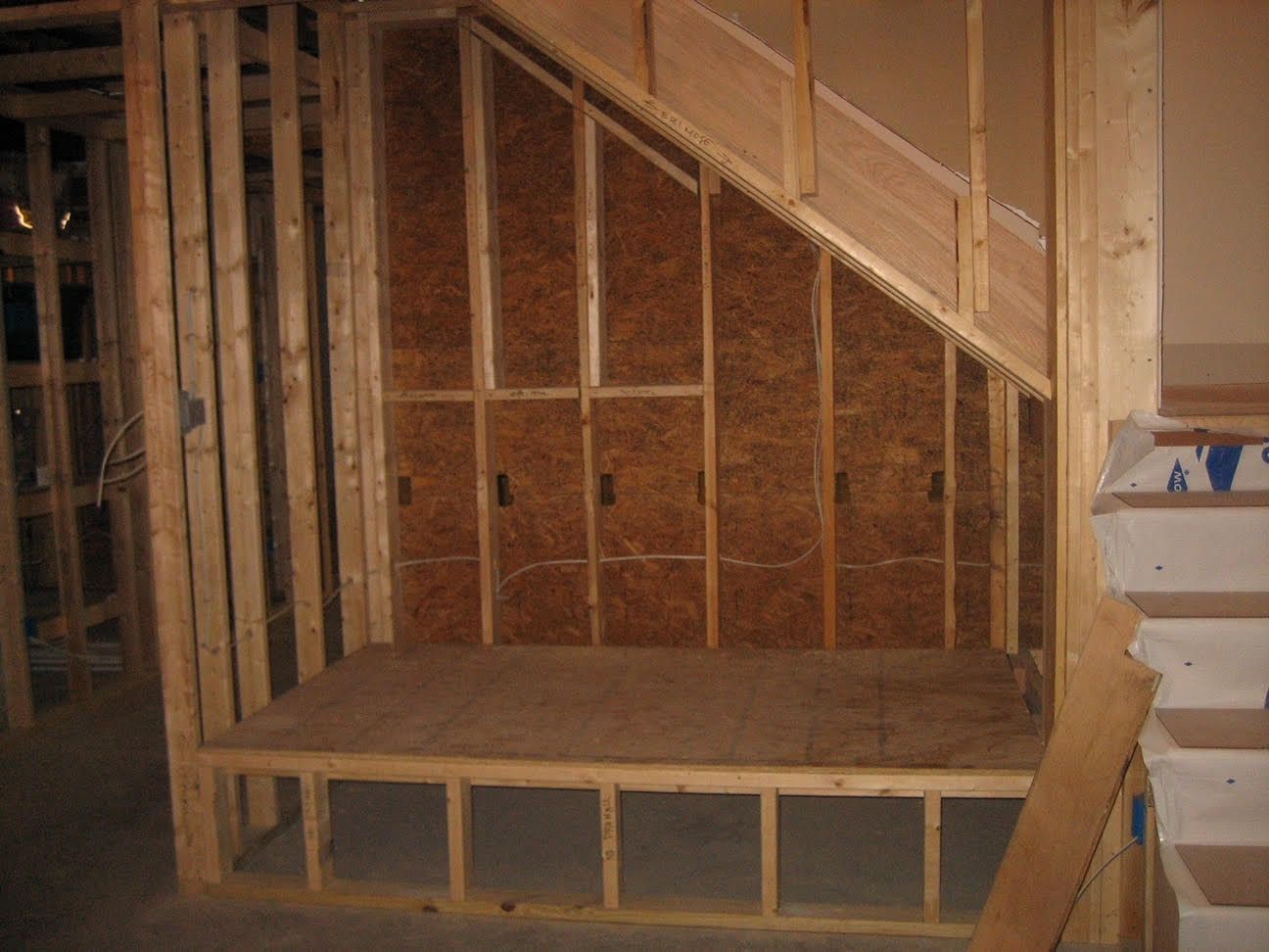 Customized Construction Beneath The Stairs