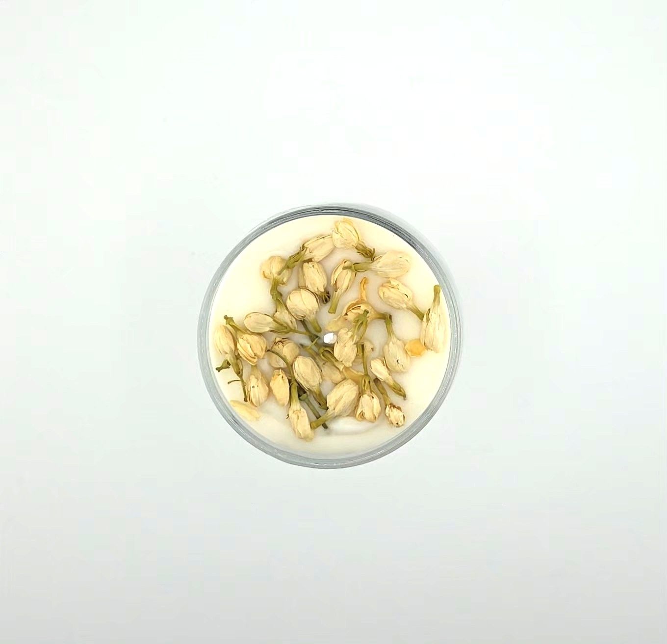 Upscaled Vintage Noritake Sasaki Wheat Cordial Glass Candle