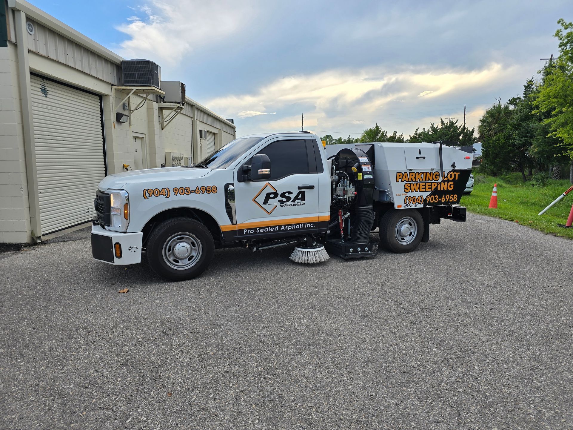 Striping Machine — Jacksonville, FL — Pro Sealed Asphalt Inc.