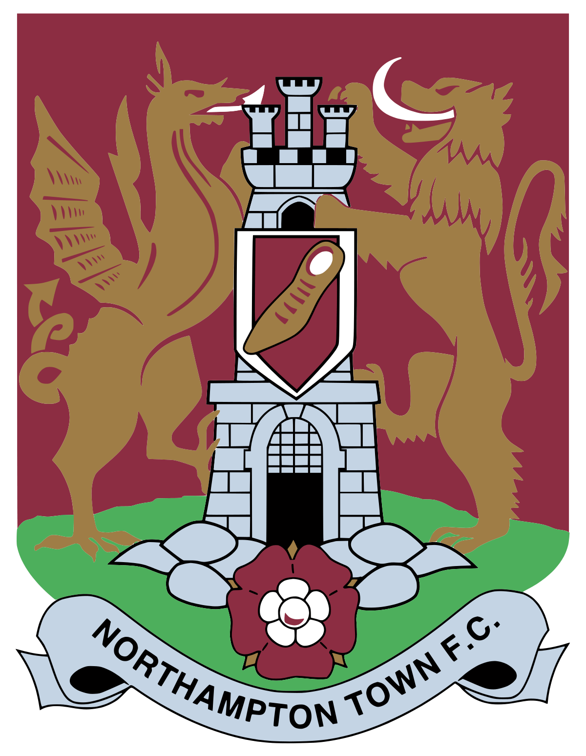 A coat of arms for northampton town f.c.